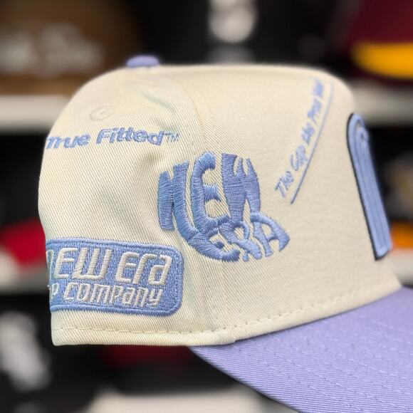 New Era Mexico WBC 'NE Anniversary' A-Frame 9FIFTY Snapback Creme/Lavender - Picture 4 of 5
